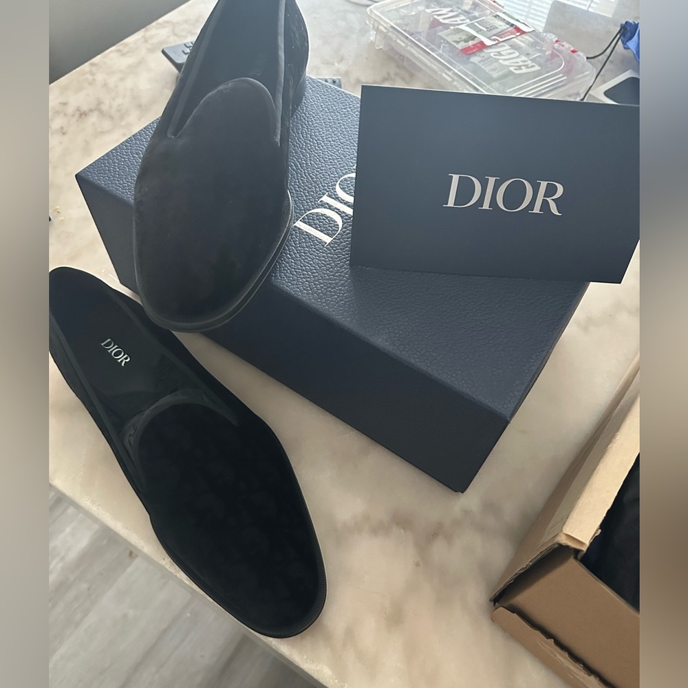Classic Timeless Dior Loafers size 43 US 10 only tried but never worn.